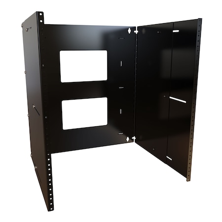 Hammond 12U ADJUSTABLE DEPTH WALL RACK APB19021BK1